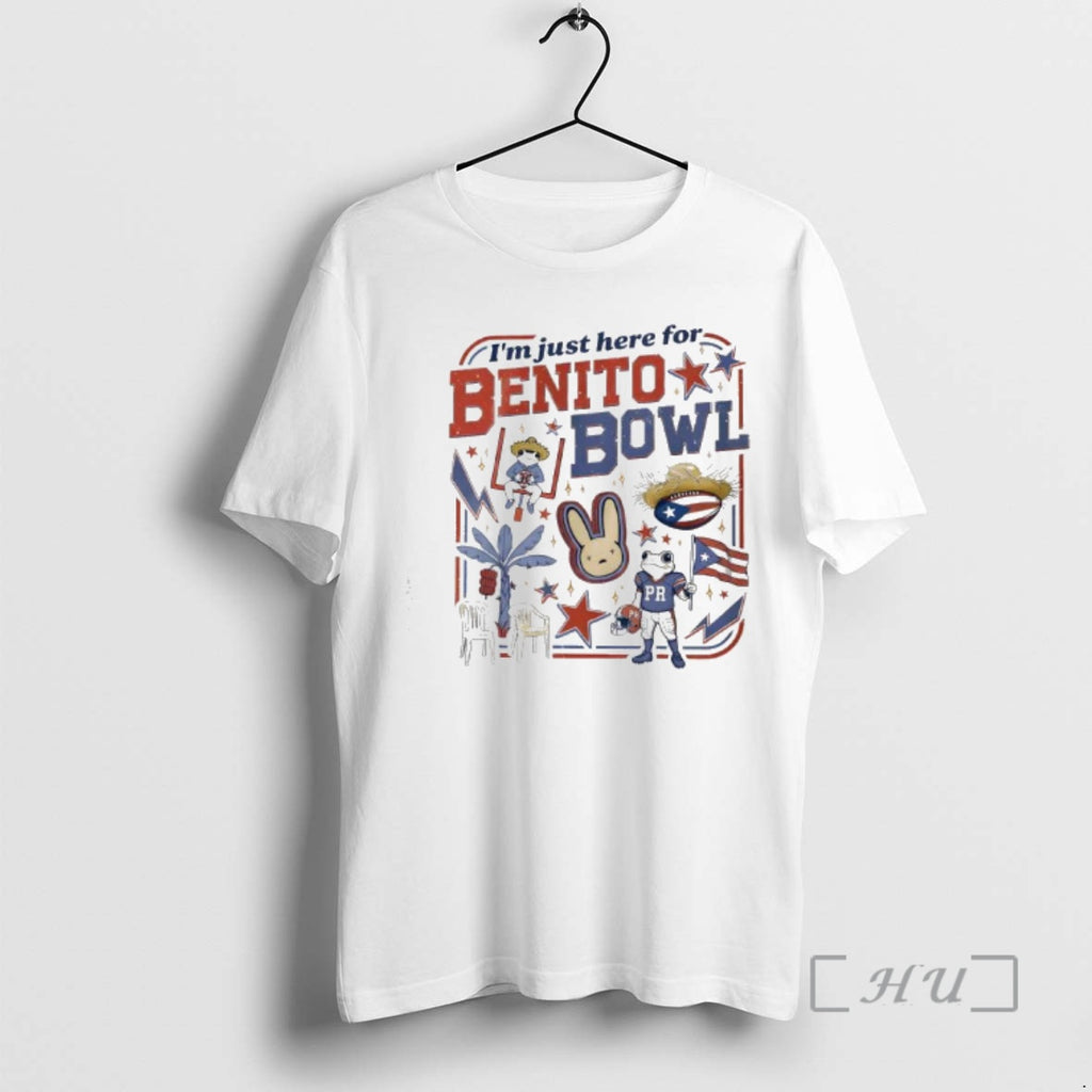 Officials Im Just Here For Benito Bowl Funny Graphic Football