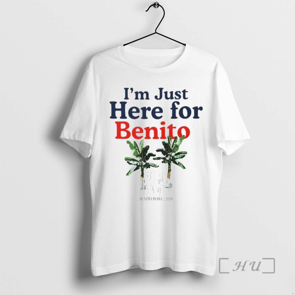Officials Im Just Here For The Benito Bowl Half Time Bad Bunny 2026 Premium