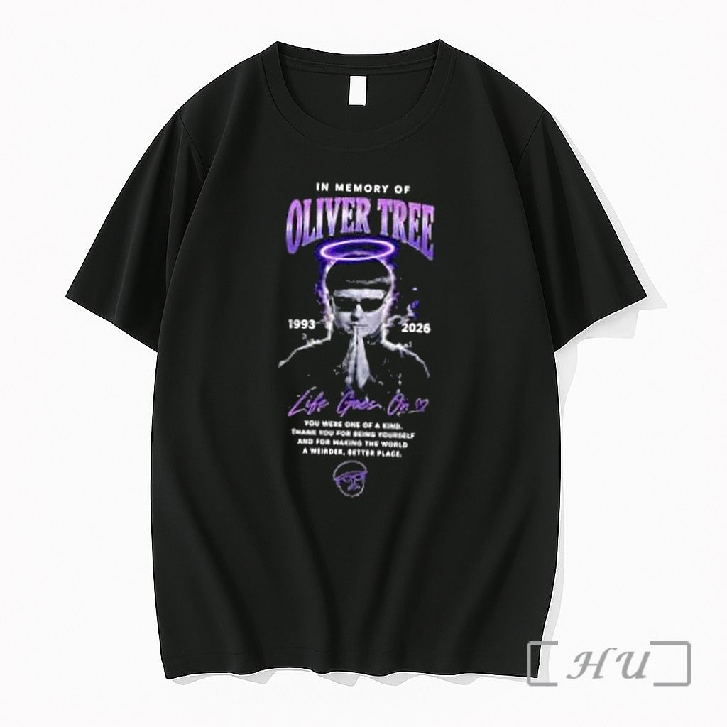 Officials In Memory Of Oliver Tree Tribute Life Goes On 1993 2026 Premium T Shirts Unisex , , , Long Sleeve Tee
