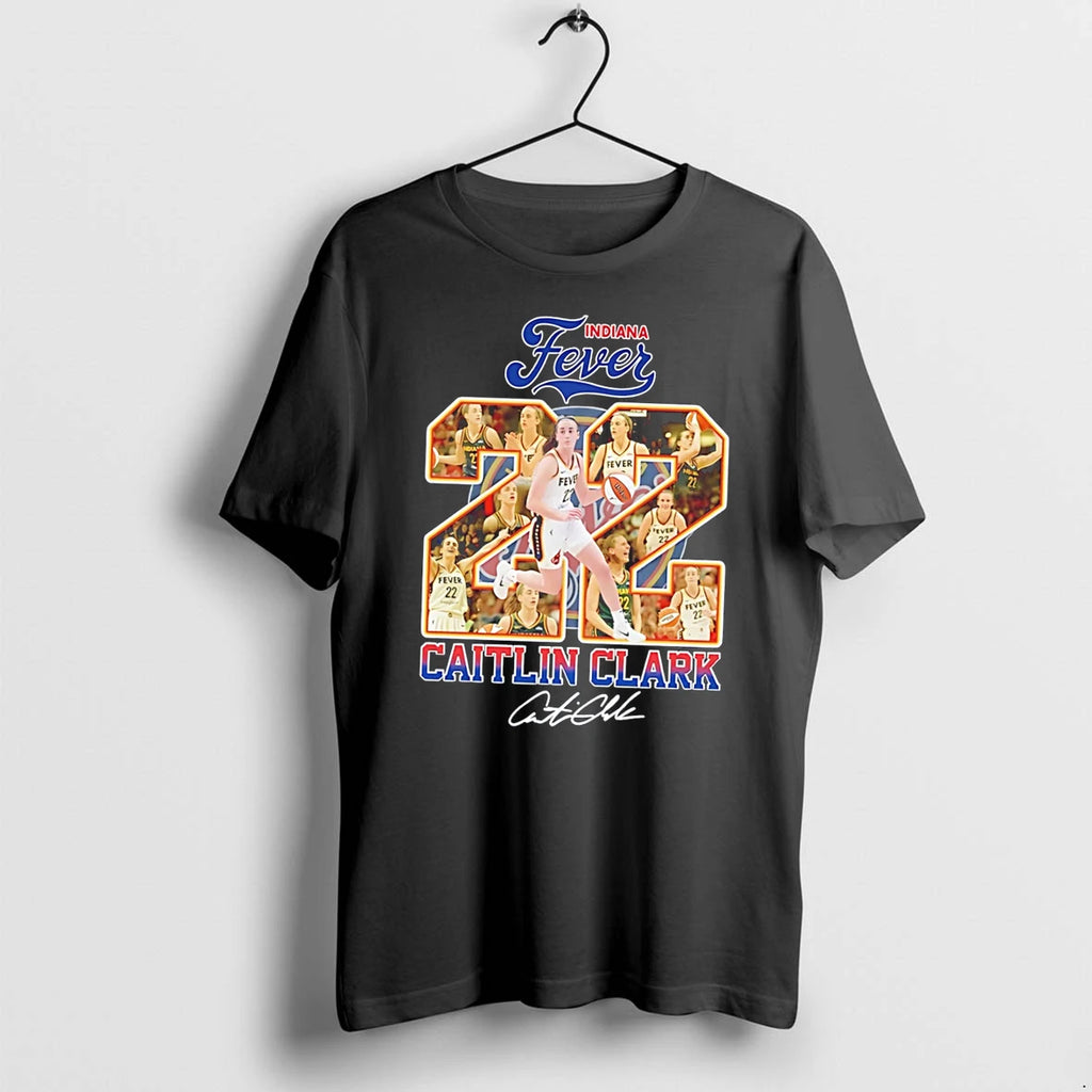 Officials Indiana Fever Caitlin Clark Number 22 Signature Tee Premium T Shirt