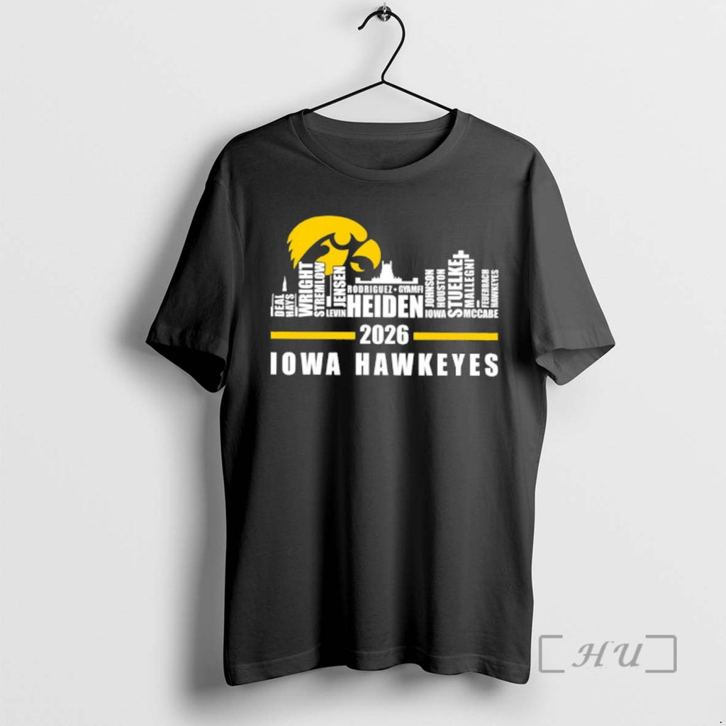 Officials Iowa Hawkeyes 2026 Player Name Skyline City