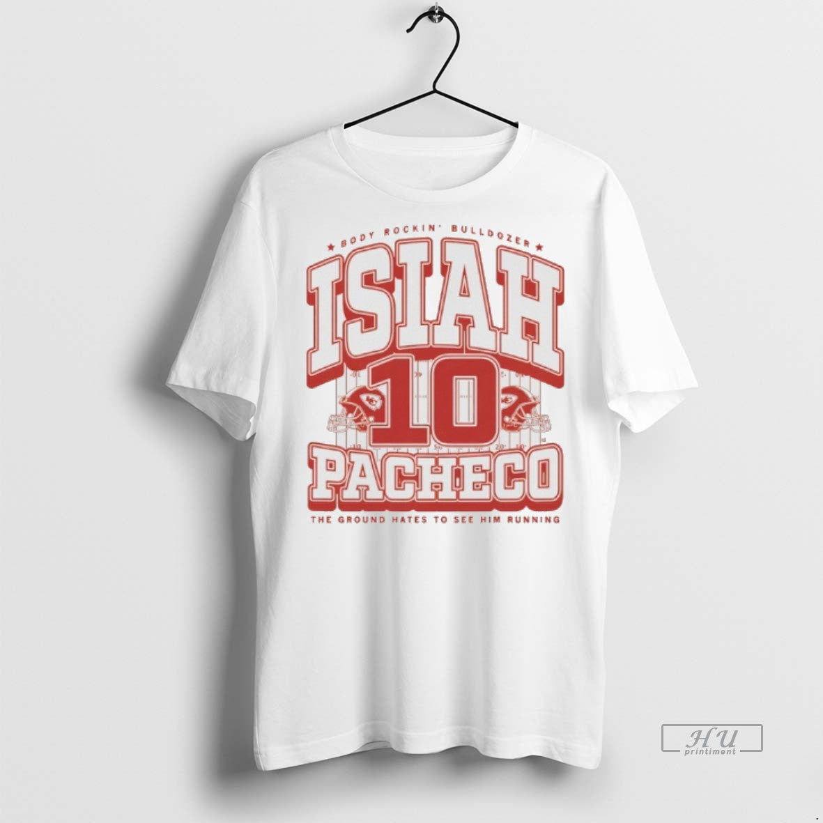 Officials Isiah Pachecho 10 Kansas City Chiefs Max Collegiate Premium Tee Shirt Sweater