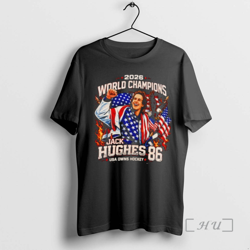 Officials Jack Hughes Team Usa Hockey 2026 World Champions