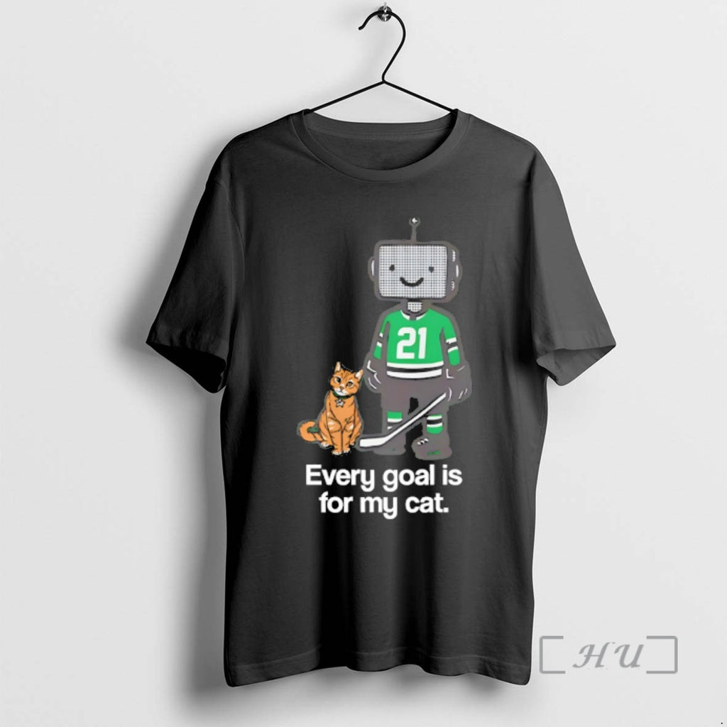 Officials Jason Robertson Dallas Stars Nhl Hockey Every Goal Is For My Cat Premium