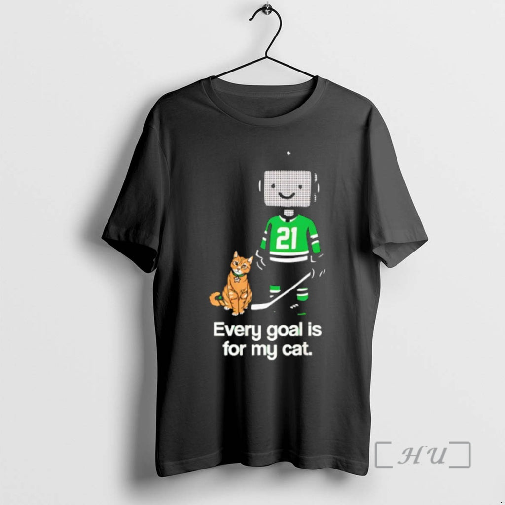 Officials Jason Robertson Dallas Stars Every Goal Is For My Cat Premium T Shirts Sweater