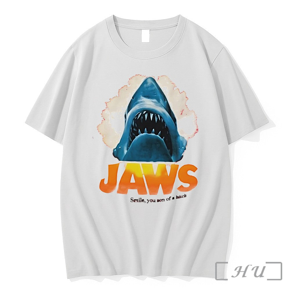 Officials Jaws Shark Smile You Son Of A Bitch Unisex , , , Long Sleeve Tee