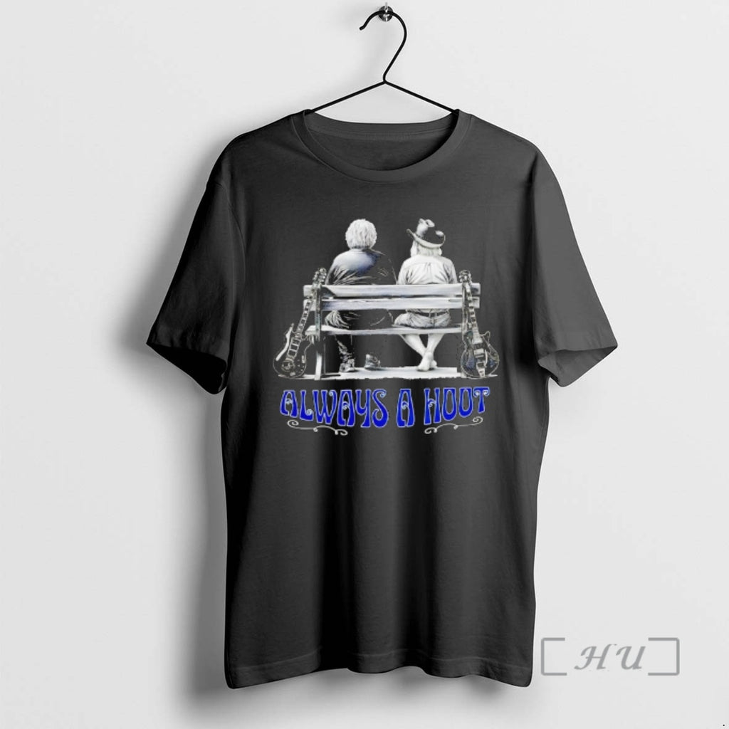 Officials Jerry Garcia And Bob Weir Grateful Dead Always A Hoot Rip Premium T Shirts