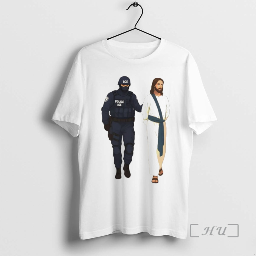 Officials Jesus Arrest Parody Abolish Ice Progressive Political Protest