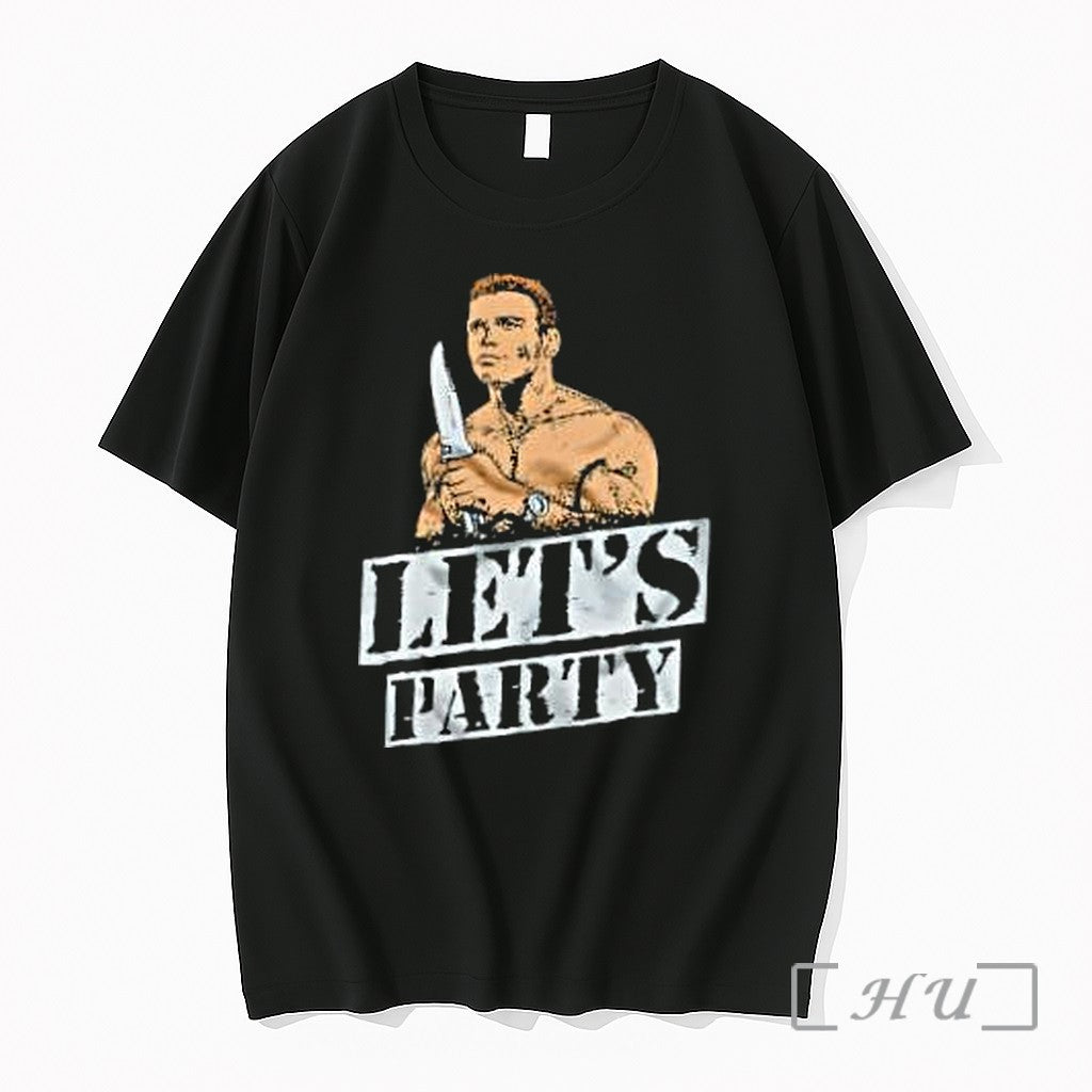 Officials John Matrix Commando Lets Party Premium T Shirts Sweater Jpg Unisex , , , Long Sleeve Tee