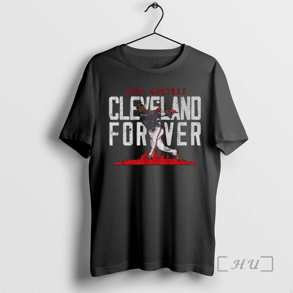 Officials Jose Ramirez Cleveland Guardians Football Cleveland Forever City Skyline