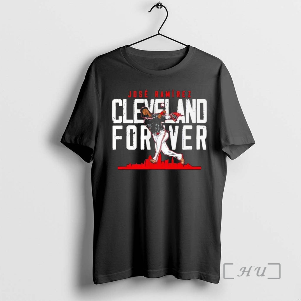 Officials Jose Ramirez Cleveland Guardians Forever Skyline