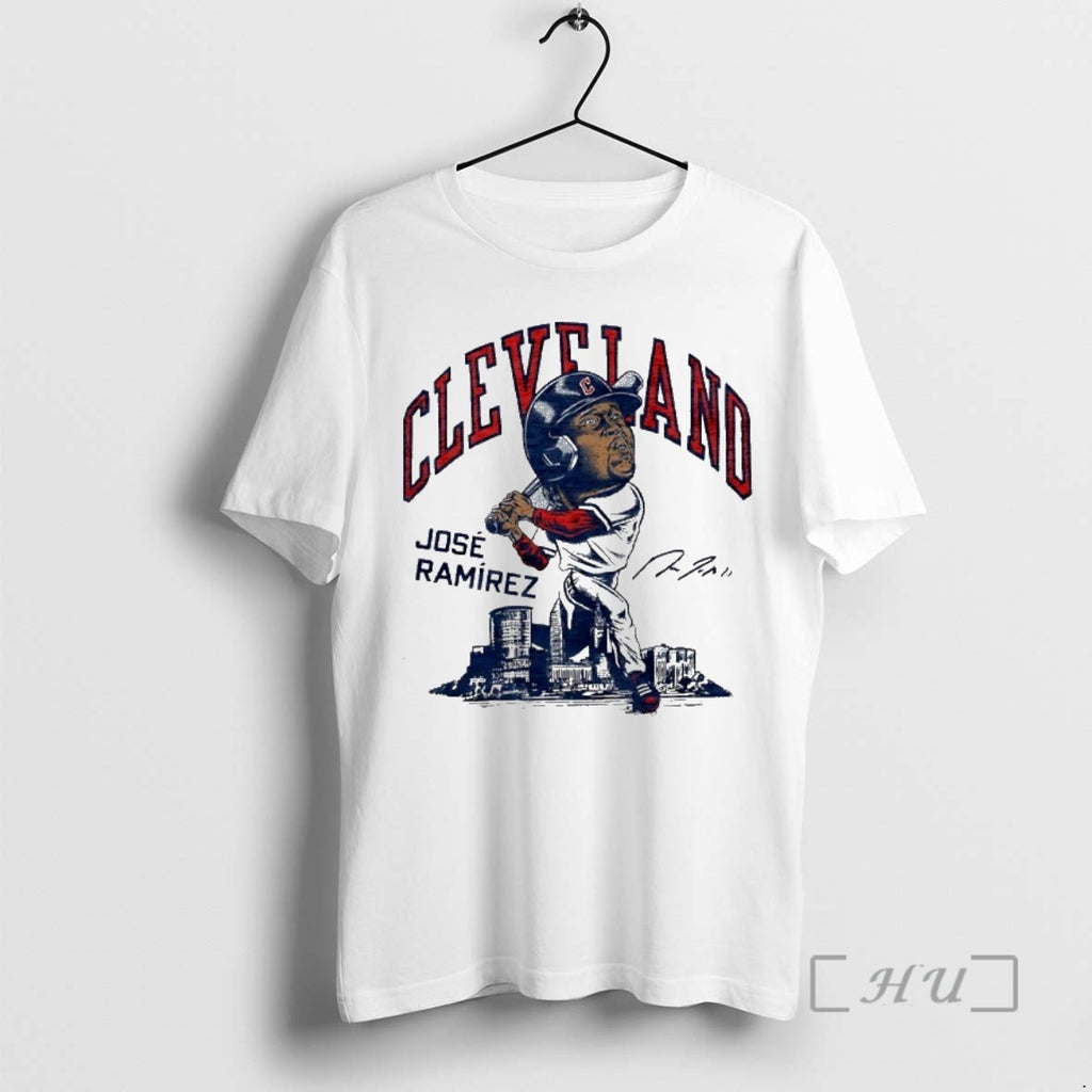 Officials Jose Ramirez Cleveland Guardians Superstar Caricature Signature