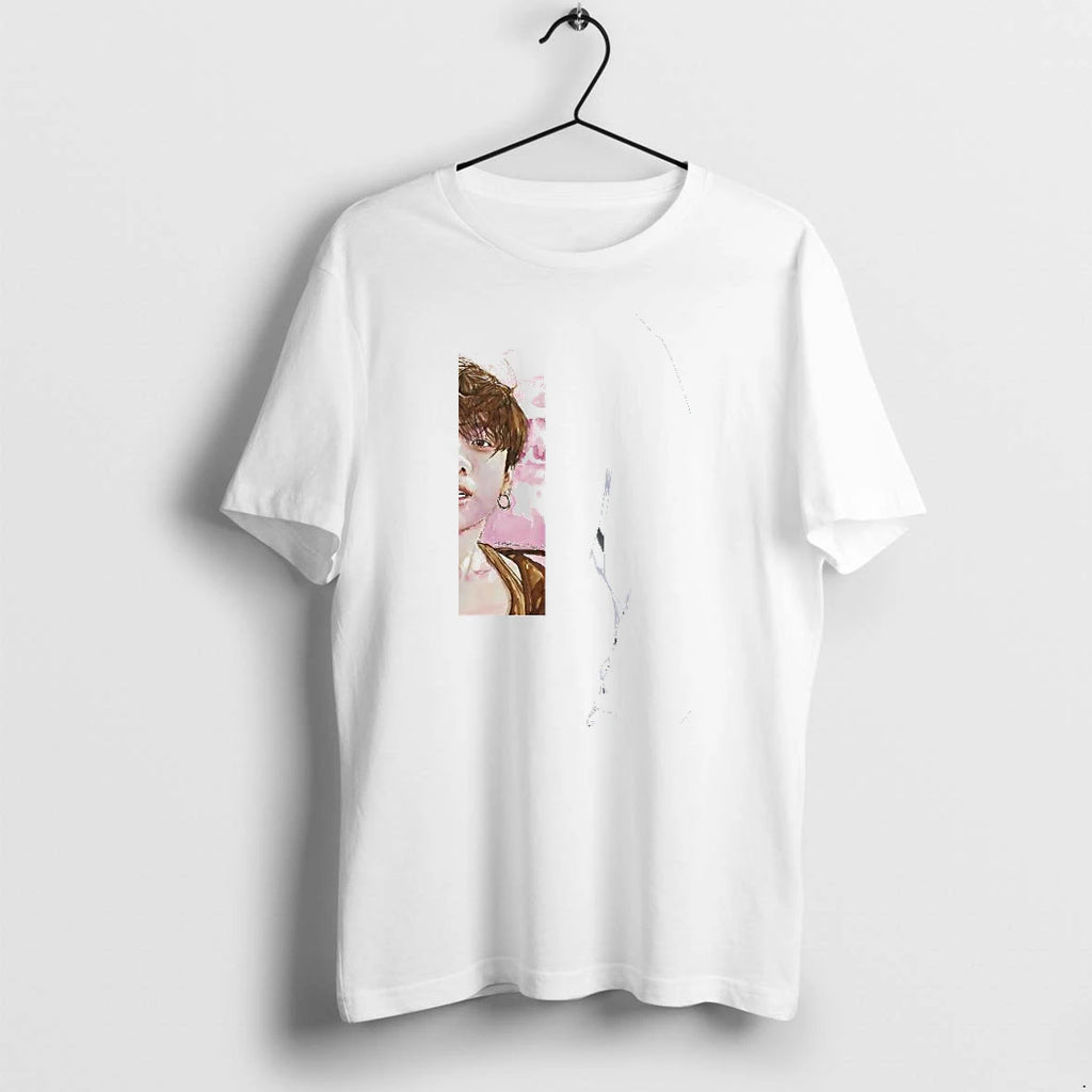 Officials Jungkook Watercolor Portrait Kpop Premium T Shirt