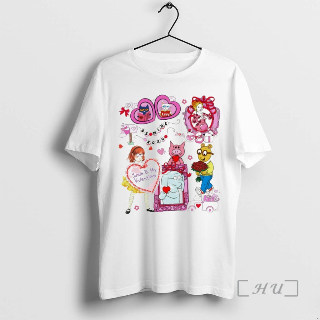 Officials Junie B Jones Childrens Book Be Mine Xoxo Valentine Day 2026 Premium T Shirts