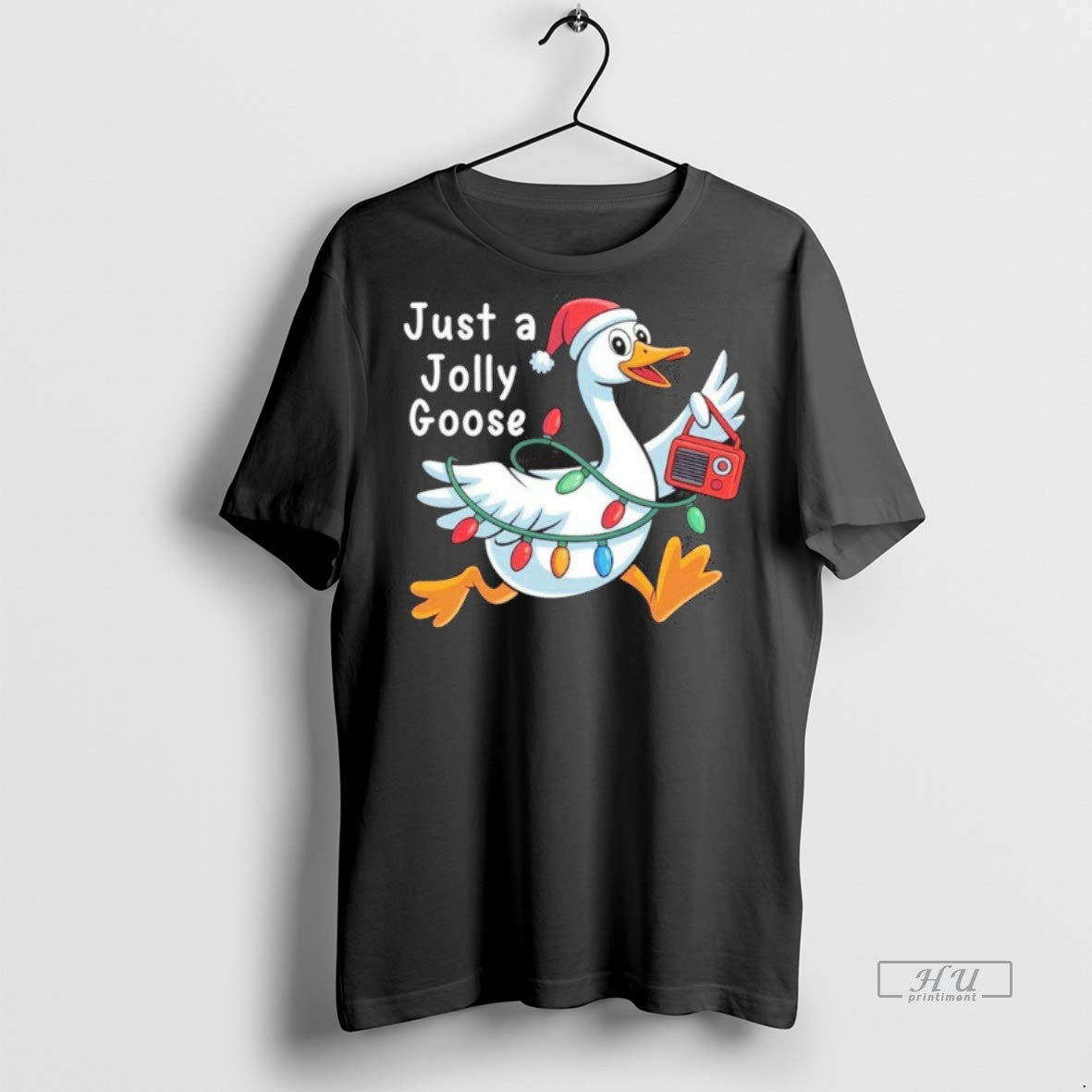 Officials Just A Jolly Goose Christmas Premium Tee Shirt Sweater