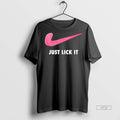 Officials Just Lick It Pink Tongue Graphic Premium Tee Shirt Sweater