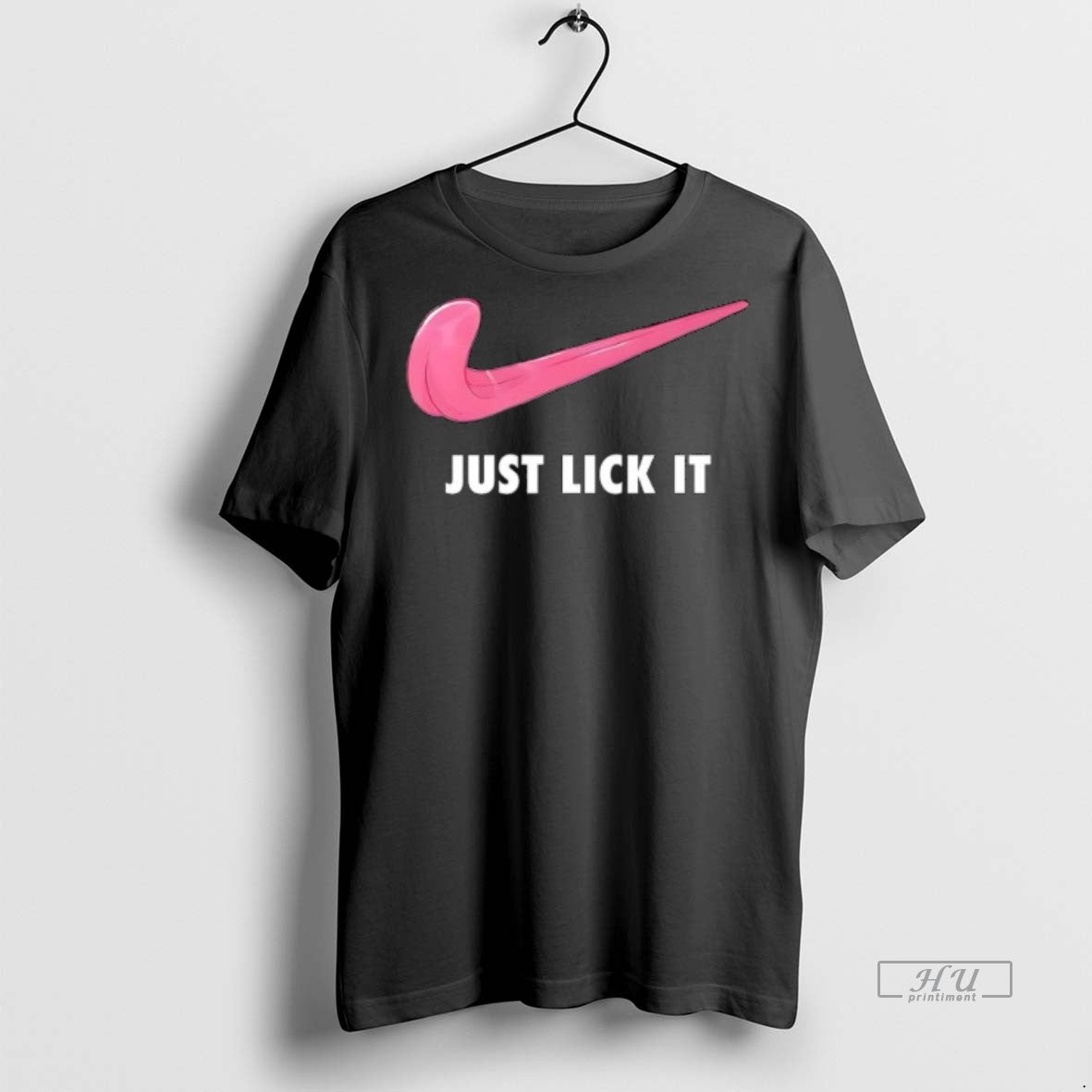 Officials Just Lick It Pink Tongue Graphic Premium Tee Shirt Sweater