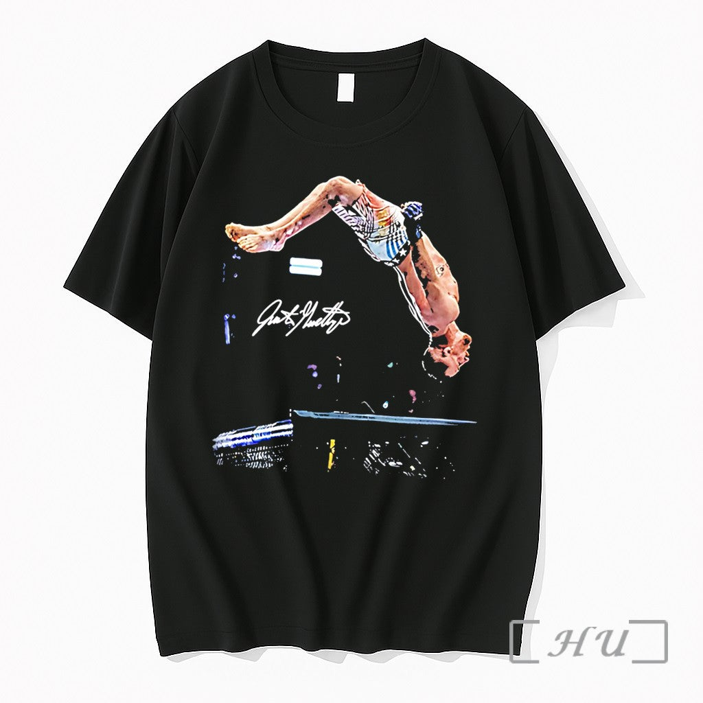 Officials Justin Gaethje Jumping On Air Signature Tee Unisex , , , Long Sleeve Tee