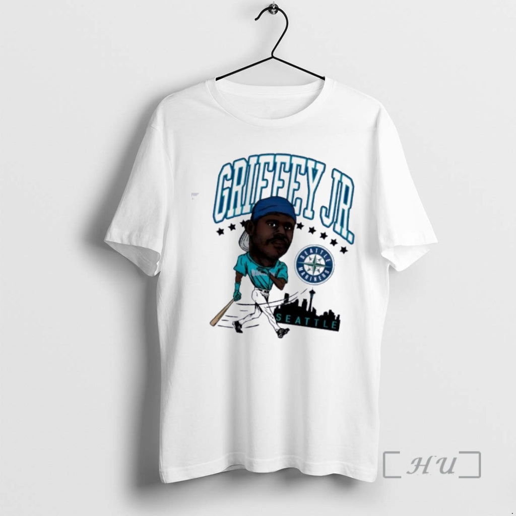 Officials Ken Griffey Jr Walk Off Seattle Mariners Baseball Caricature