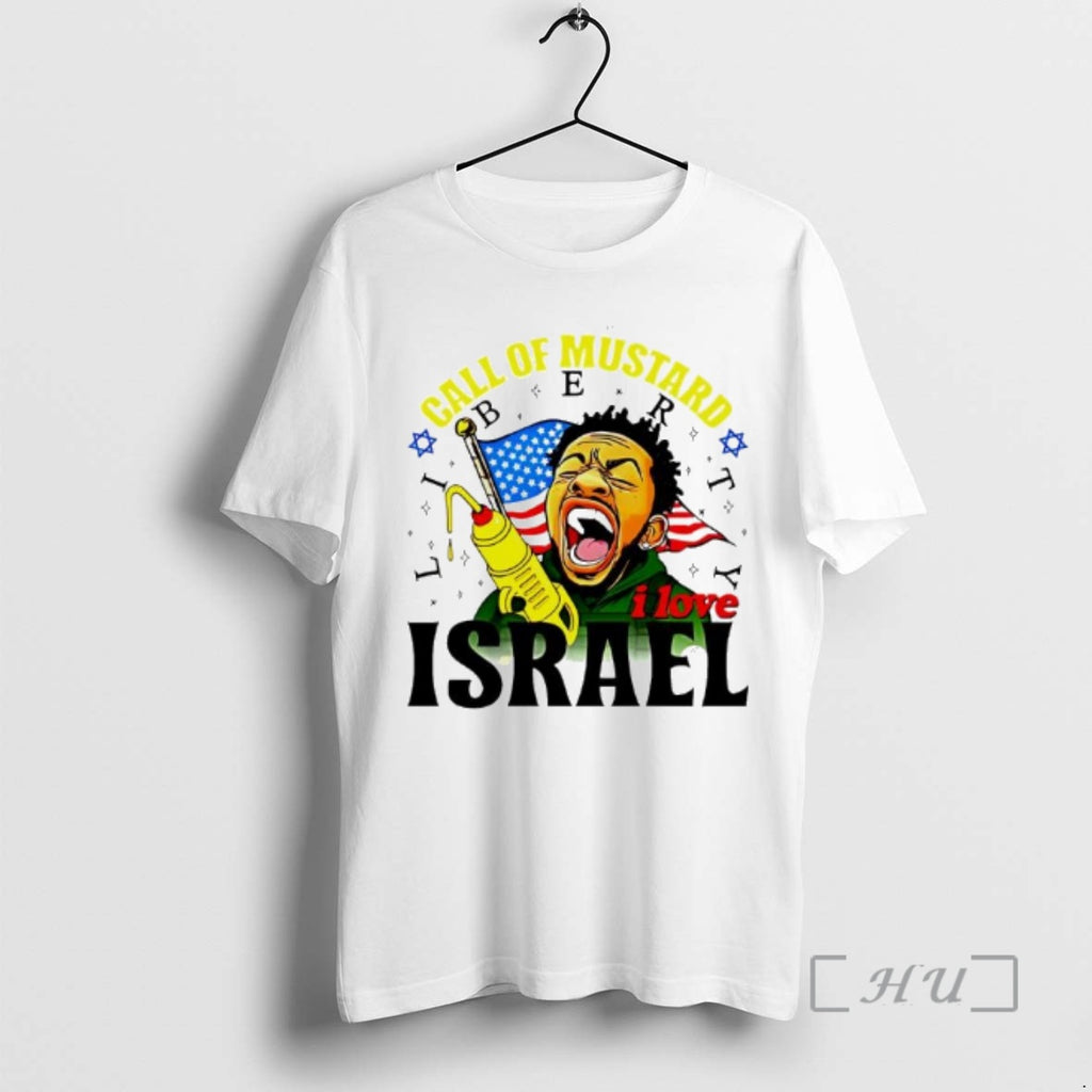 Officials Kendrick Call Of Mustard I Love Israel Graphic