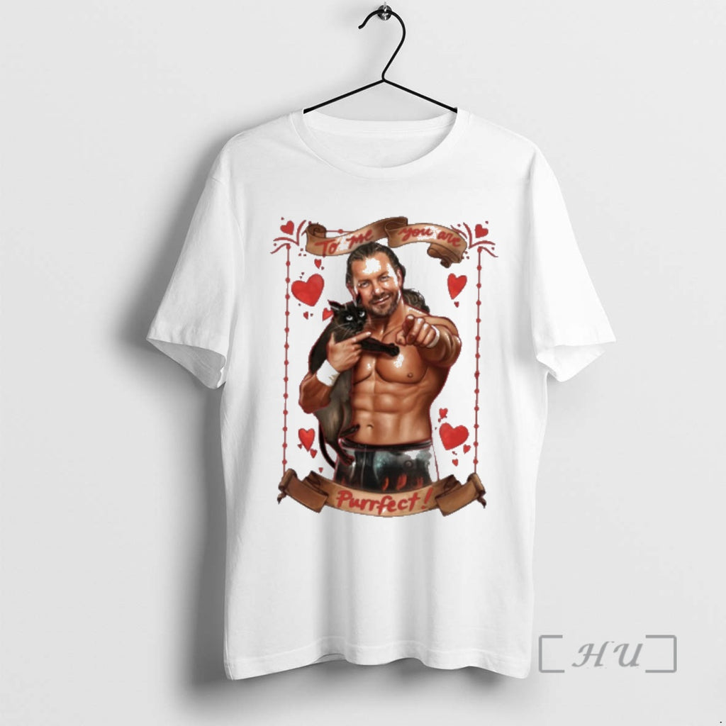 Officials Kenny Omega To Me You Are Purrfect Valentines Day Graphic Premium T Shirts Sweater