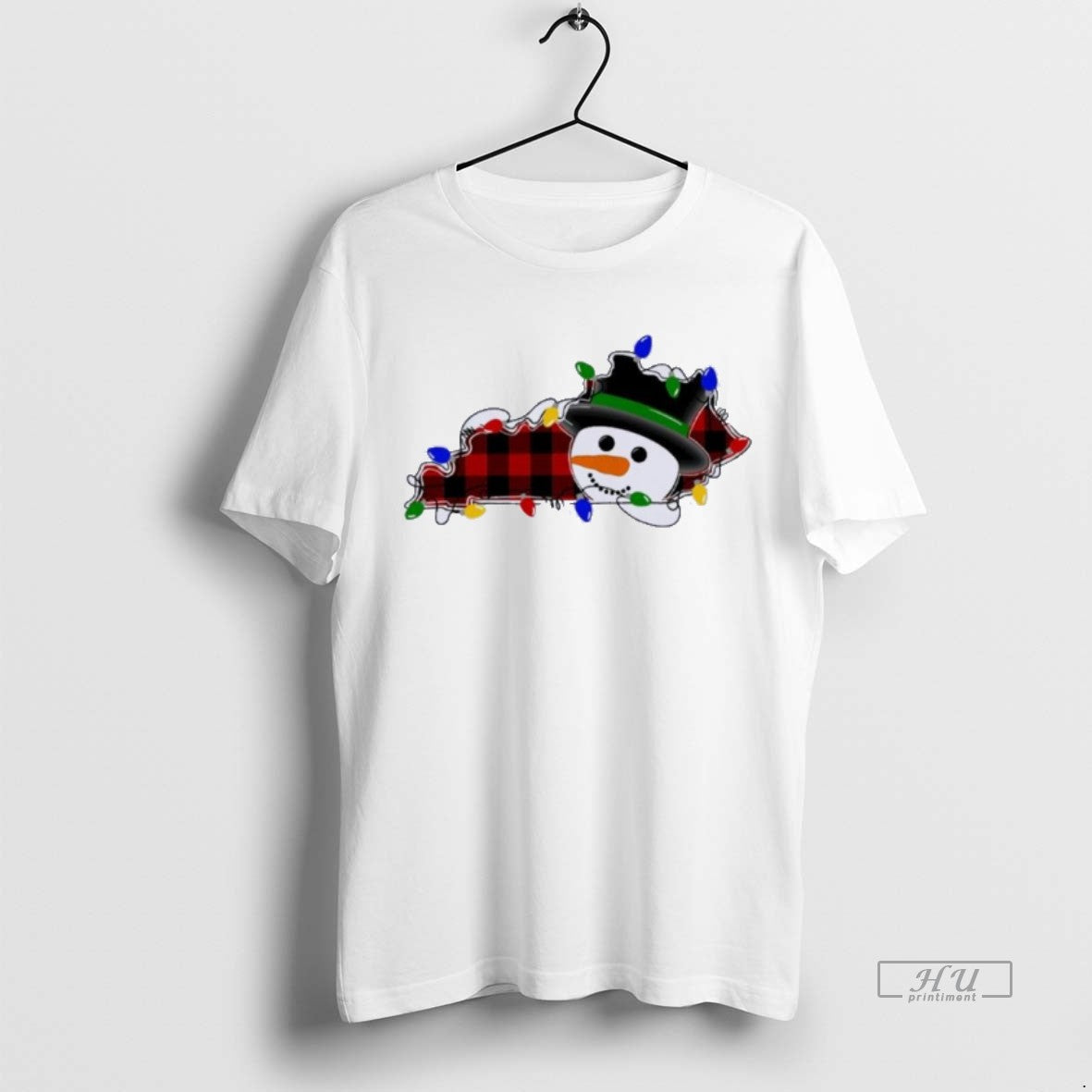 Officials Kentucky Snowman And Lights Christmas Premium Tee Shirt Sweater