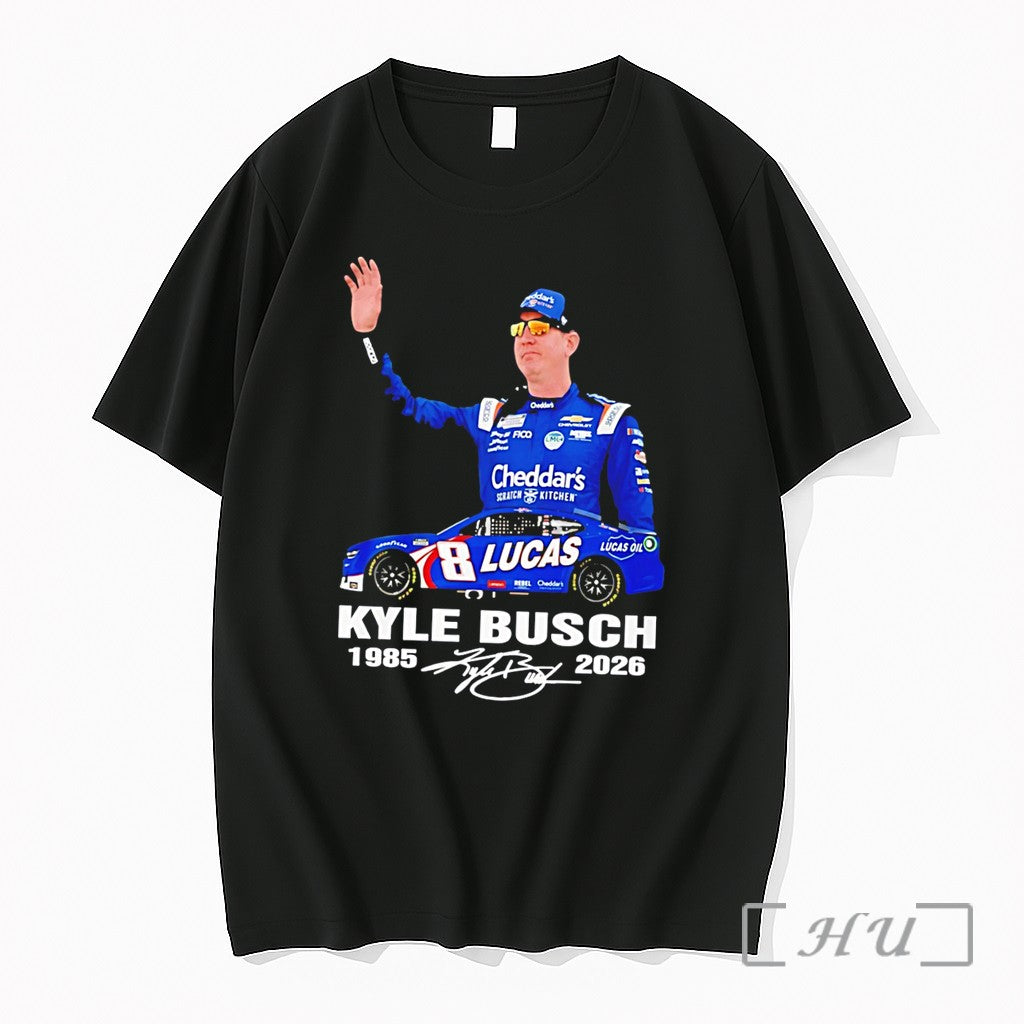 Officials Kyle Busch 1985 2026 Signature Tee Unisex , , , Long Sleeve Tee