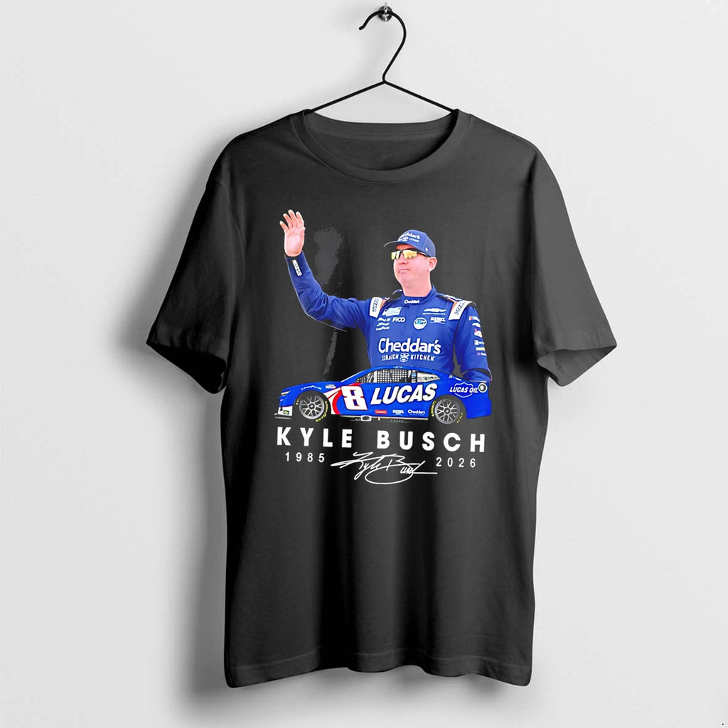 Officials Kyle Busch 1985 2026 Number 8 Signature Tee Premium T Shirt
