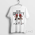 Officials Like Father Like Son Ken Griffey Father And Son Cincinnati Reds Caricature Premium