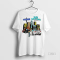 Officials Los Angeles California Figueroa Street City Skyline Cartoon Premium Tee Shirt Sweater
