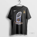 Officials Los Angeles Dodgers 2025 World Series Champions Ws Trophy Premium Tee Shirt Sweater