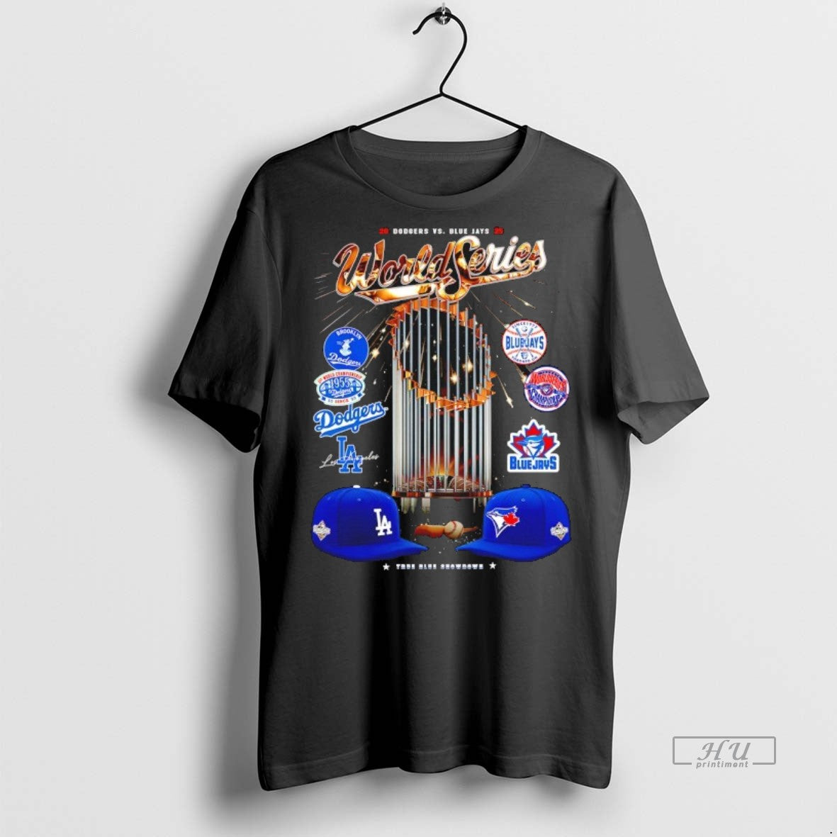 Officials Los Angeles Dodgers 2025 World Series Champions True Blue Showdown Trophy Premium