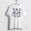 Officials Los Angeles Dodgers 25 World Series Champs Player Caricature Premium Tee Shirt Sweater
