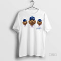 Officials Los Angeles Dodgers Three Dogs Circle Premium Tee Shirt Sweater