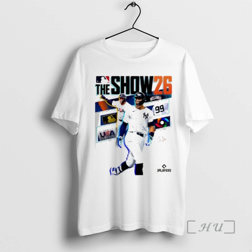 Officials Mlb The Show 26 Aaron Judge From New York Yankees Premium T Shirts Sweater