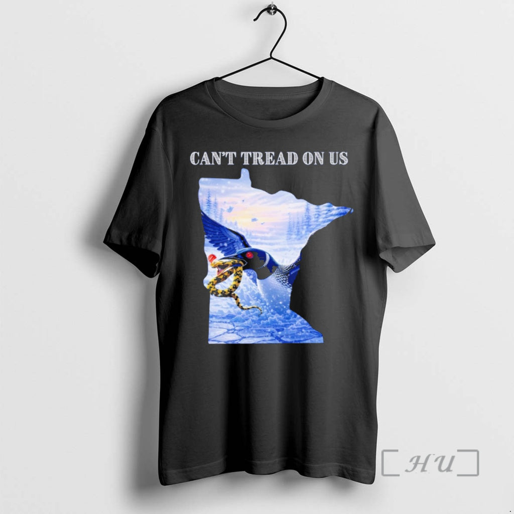 Officials Mn Loon Cant Tread On Us Minnesota Anti Ice 2026 Premium T Shirts Sweater