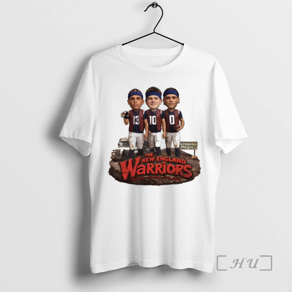 Officials Mack Hollins Drake Maye Christian Gonzalez The New England Warriors Patriots Premium T Shirts