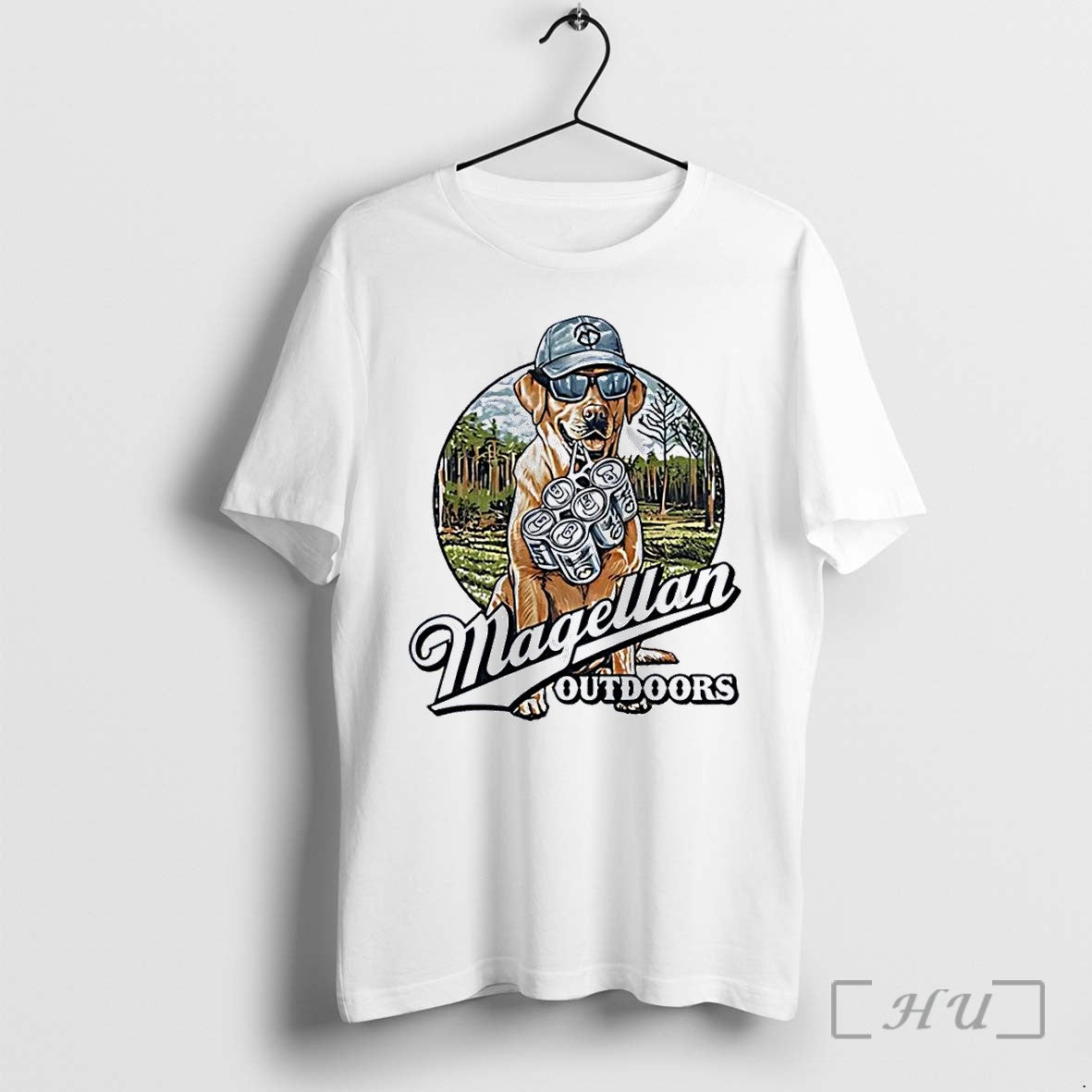 Officials Magellan Outdoors Labrador Retriever Carrying Six Pack White Unisex , , , Long Sleeve Tee
