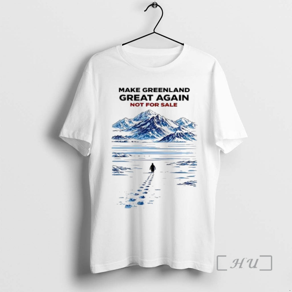 Officials Make Greenland Great Again Not For Sale Penguin Mountain Trump Caricature Woman Premium