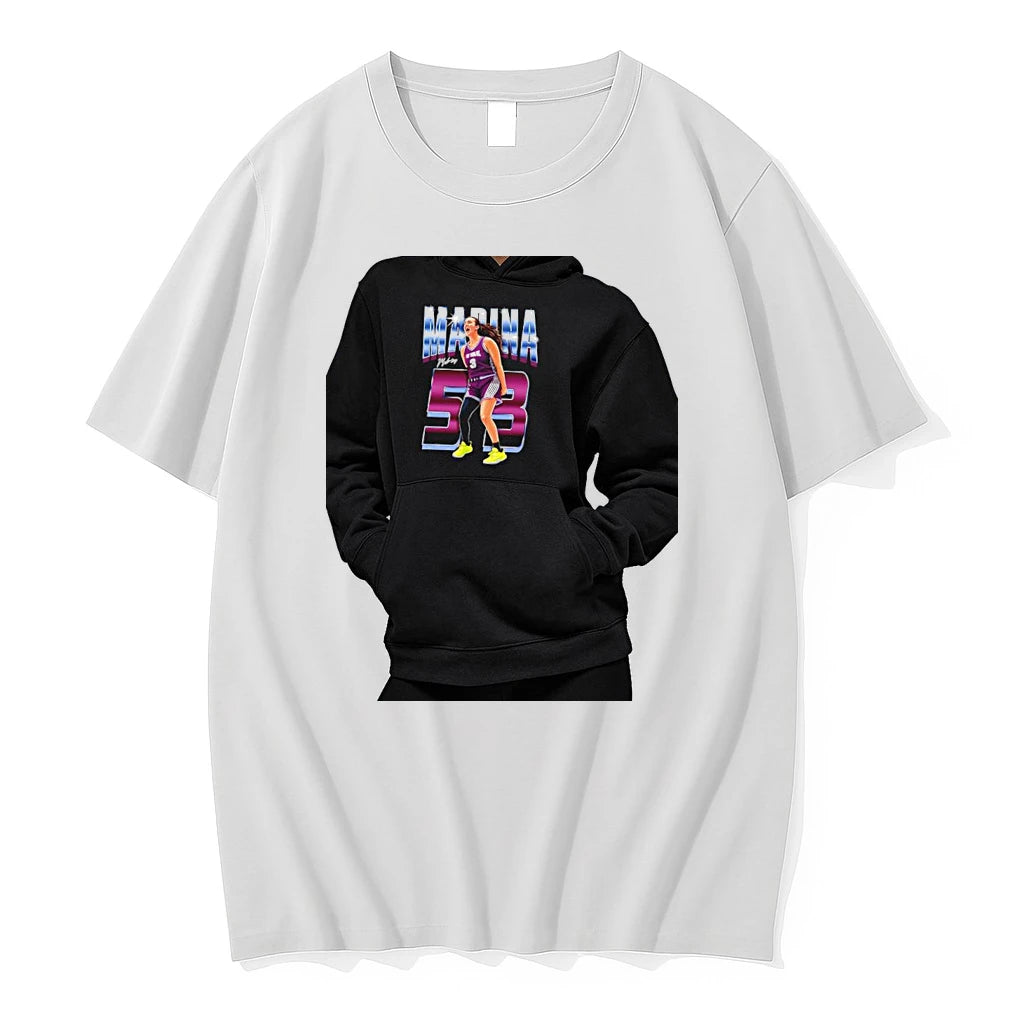 Officials Marina Mabrey 53 Point Game Signature Premium T Shirt