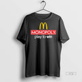 Officials Mcdonalds Monopoly Play To Win Logo Premium Tee Shirt Sweater