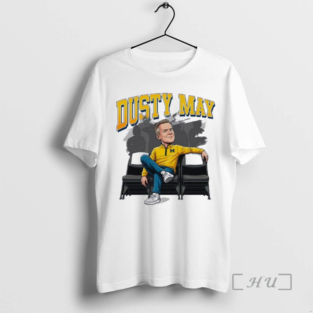 Officials Michigan Basketball Dusty May Aura Caricature