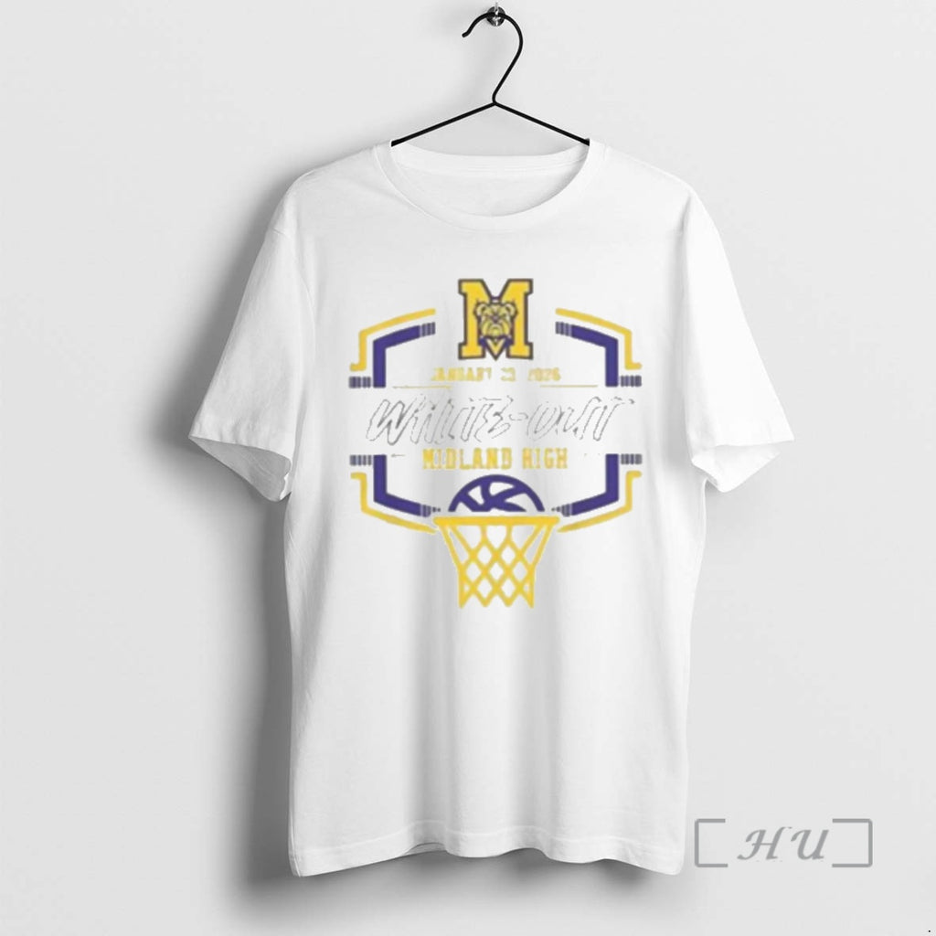 Officials Midland Bulldog Basketball White Out Midland High 2026