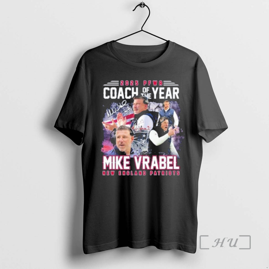 Officials Mike Vrabel 2025 Pfwa Coach Of The Year