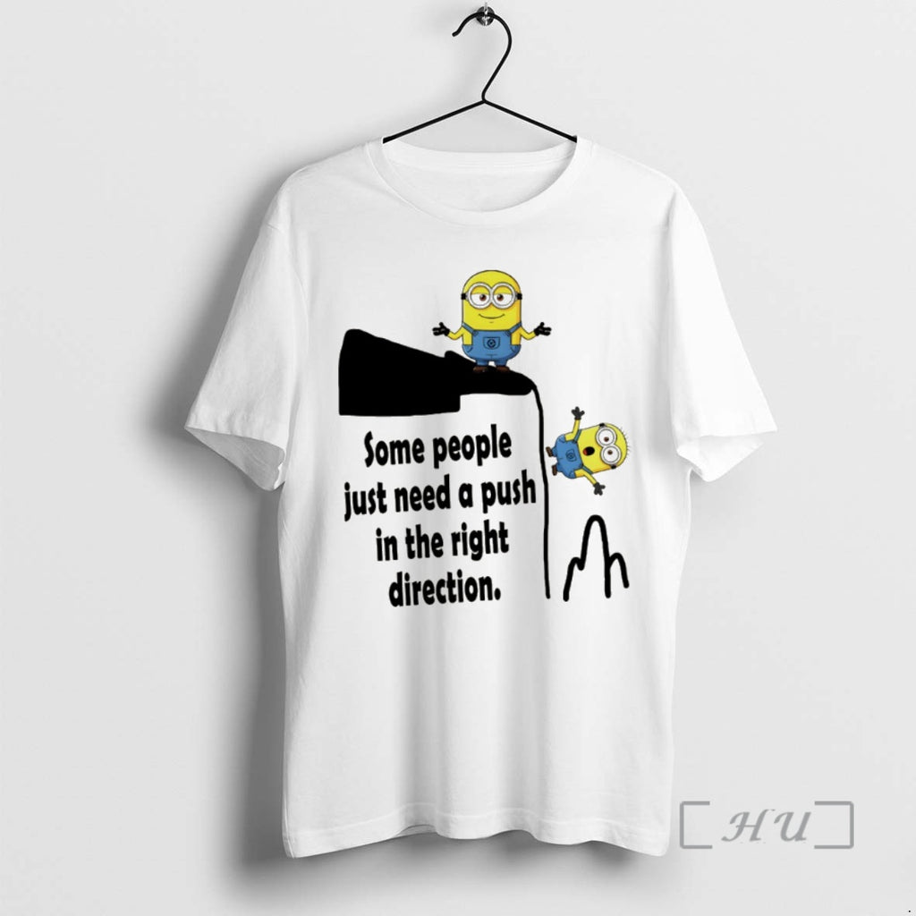 Officials Minion Some People Just Need A Push In The Right Direction