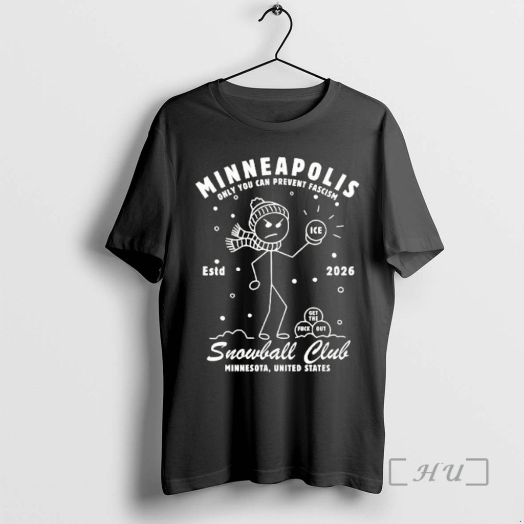 Officials Minneapolis Snowball Club Minnesota United States Abolish Ice Estd 2026 Premium T Shirts Sweater