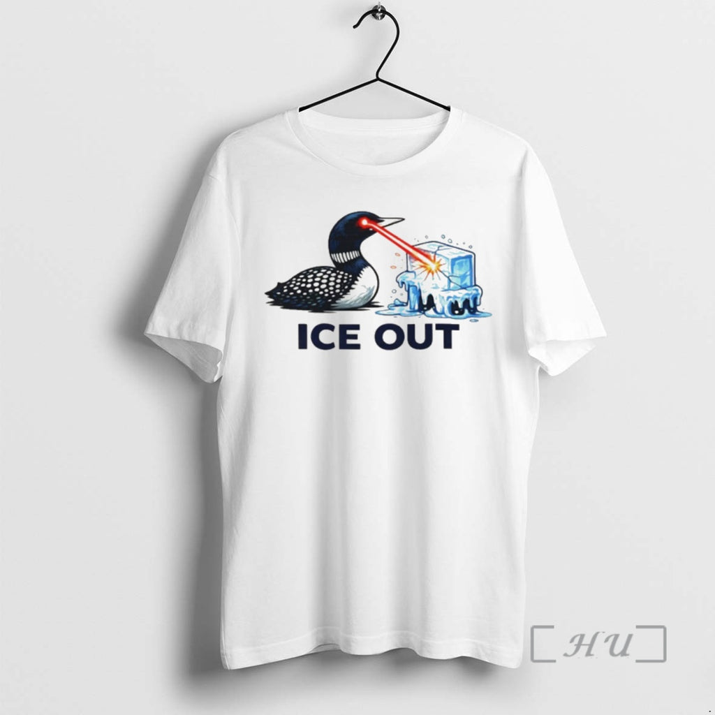 Officials Minnesota Laser Loon Ice Out