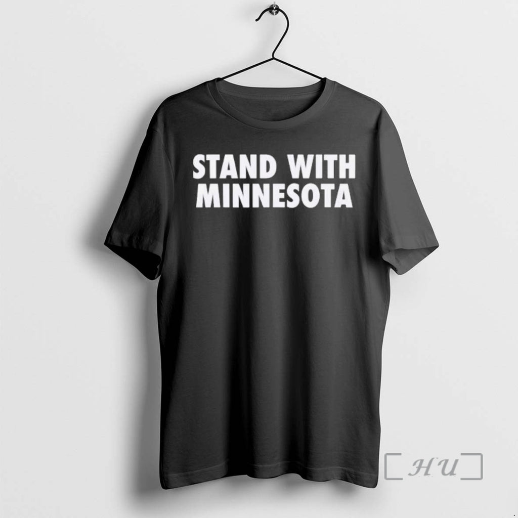 Officials Minnesota Timberwolves Stand With Minnesota Call For Unity Across The State Premium T Shirts