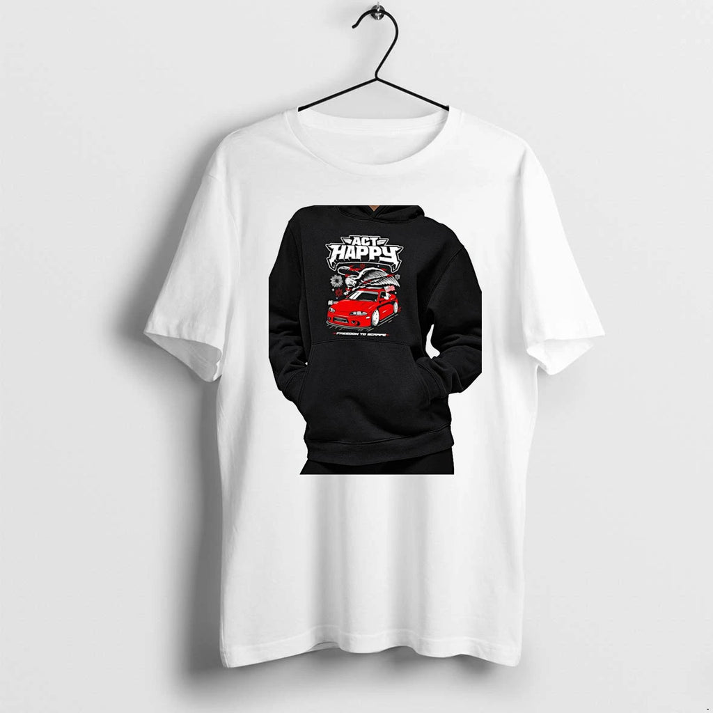 Officials Mitsubishi Eclipse Gsx Act Happy Freedom To Scrape Premium T Shirt