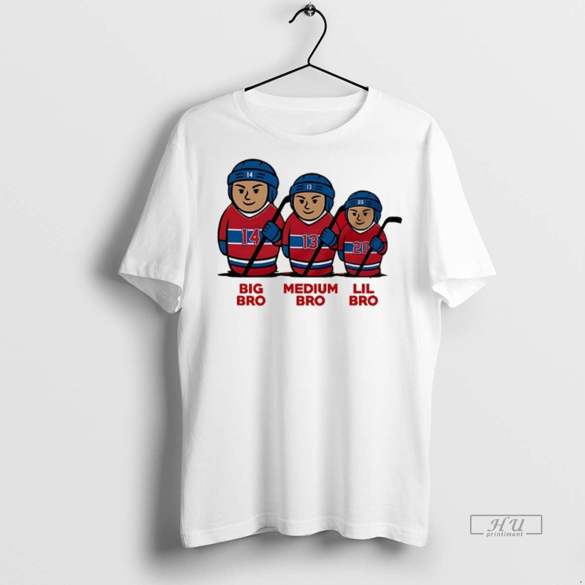 Officials Montreal Canadiens Big Bro Madium Bro Lil Bro Premium Tee Shirt Sweater